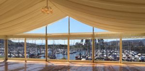 Marquee clear gable wall Kip Marina