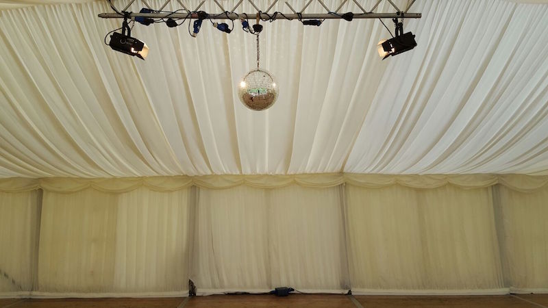 Marquee glitter ball!