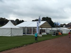 Marquees for Dancing platforms at the Cowal Highland Gathering 2016