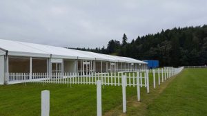 External view of our marquee at Blair International Horse Trials 2016