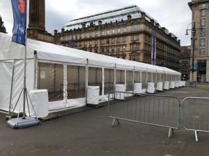 Pipers Market Marquee George Square Glasgow
