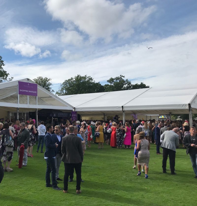 Hamilton Park Ladies Night shopping marquee