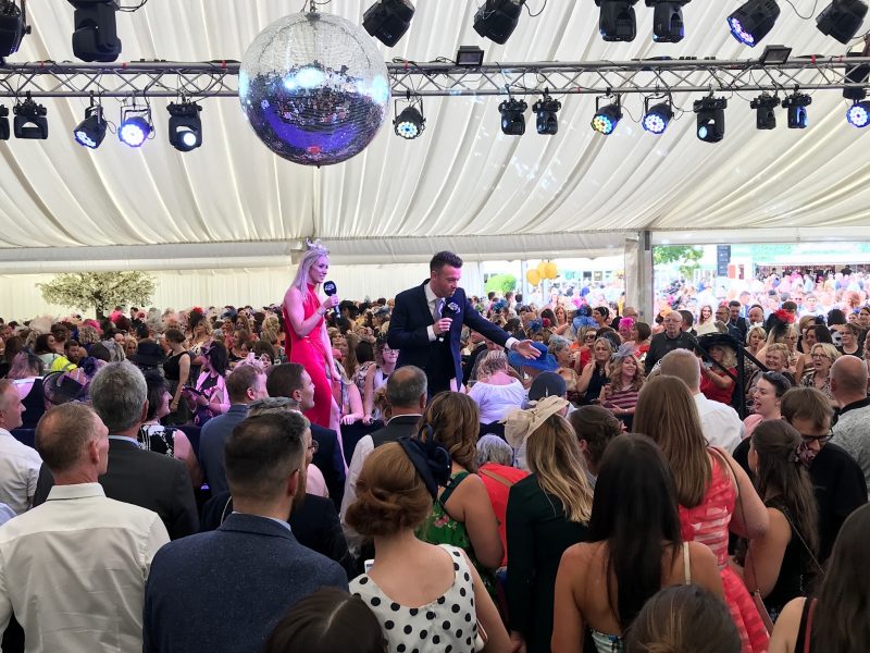 Hamilton Park Ladies Night fashion marquee