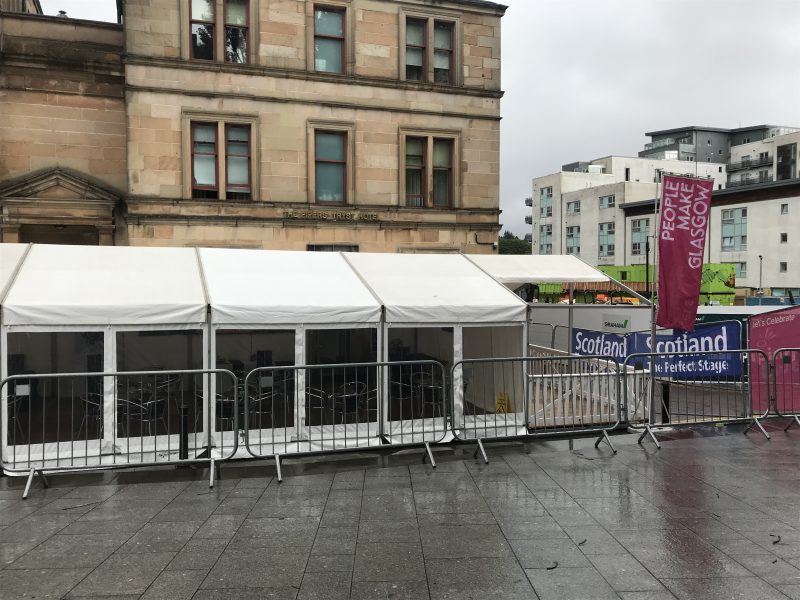 Piping Live marquee Glasgow