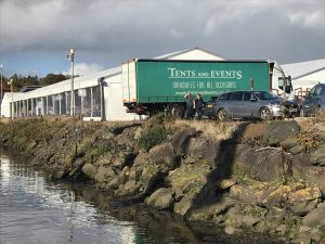Marquees at Scotland's Boat Show event