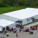 Various event Marquees for Spirit of the West, Inveraray Castle