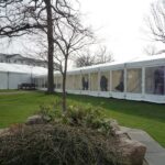 Wedding Marquee with clear gables