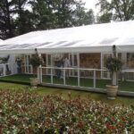 Marquee with external patio area