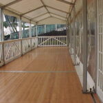 Marquee with external patio area