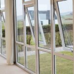 Marquee with clear solid windows/glazing