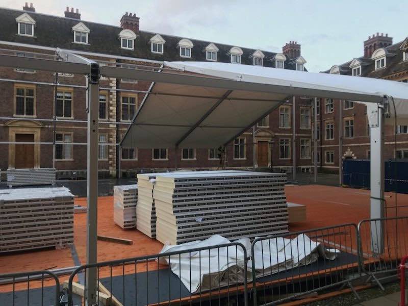 Industrial long term marquee hire