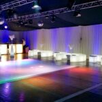21st birthday party celebrations with LED furniture