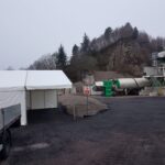 Opening ceremony marquee at Furnace Quarry, Argyll 9m x 6m